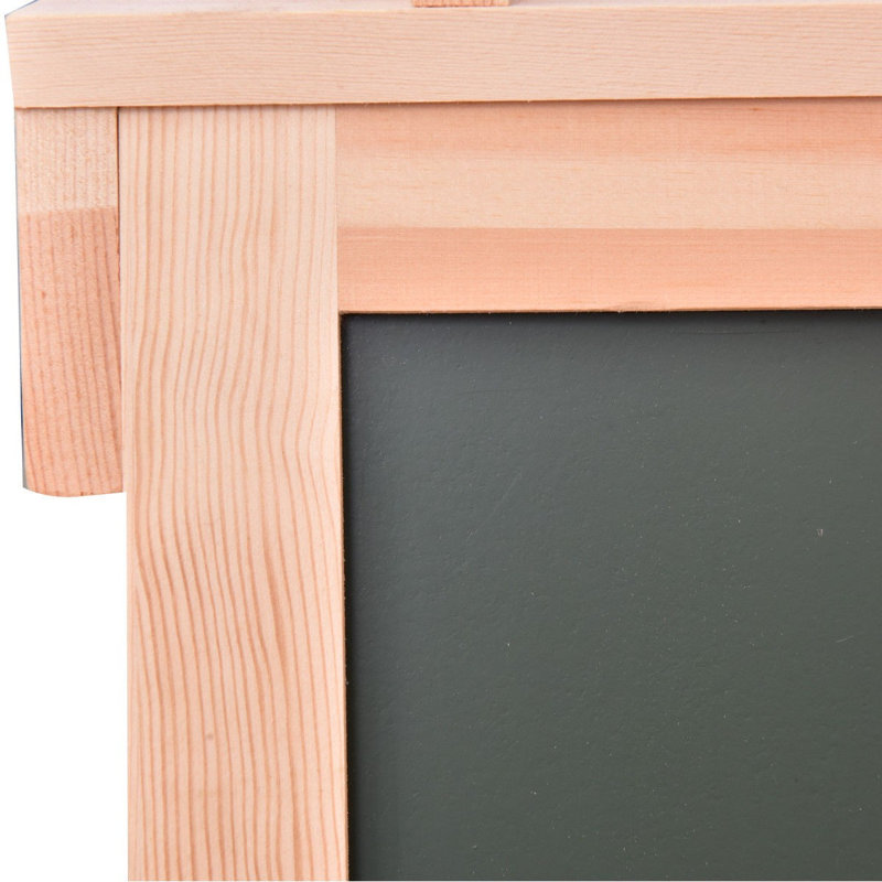 2 in 1 Kids Easel Adjustable Art Free-Standing Chalkboard 122cm H x 61cm W