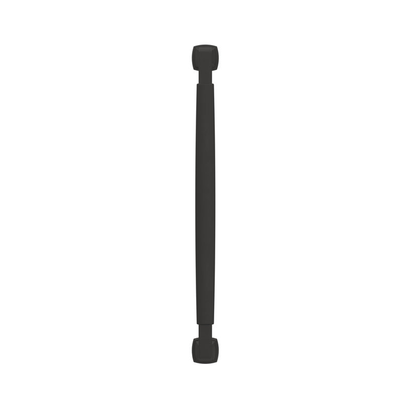 Poignée d'armoire noire mat 10-1 / 16 po Stature, Noir mat, 10 1/16"