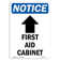 SignMission First Aid Cabinet Sign | Wayfair