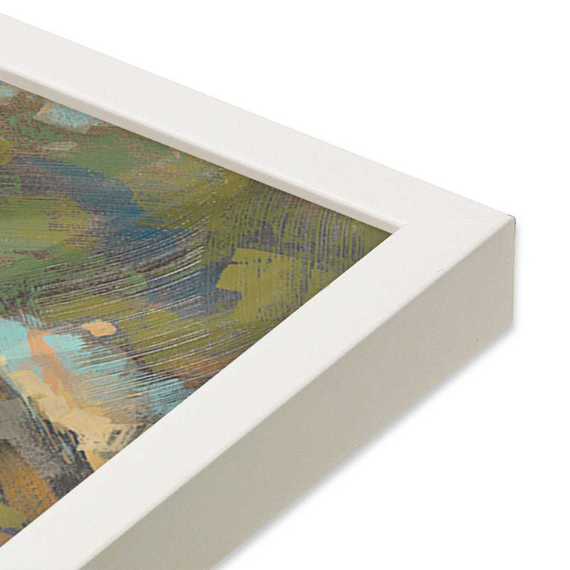 «Happy Hills Splash», ensemble de 2 impressions, Impression encadrée, Blanc opaque, 20 po x 20 po
