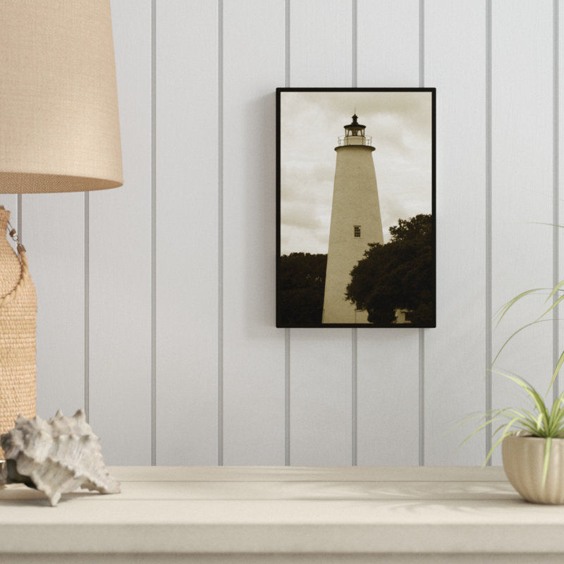 Ocracoke Island Lighthouse by Jason Johnson - Print on Canvas, 30cm H x 20cm W, Wrapped Canvas