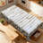 Farmhouse-style Tablecloth, Vintage Distressed Wood Grain Pattern, Rectangular Machine-Washable Tablecloth, Perfect for Indoor Dining and Family Gatherings-743203022