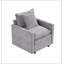 Canapé-lit en tissu d'ameublement Chenille-1480793141