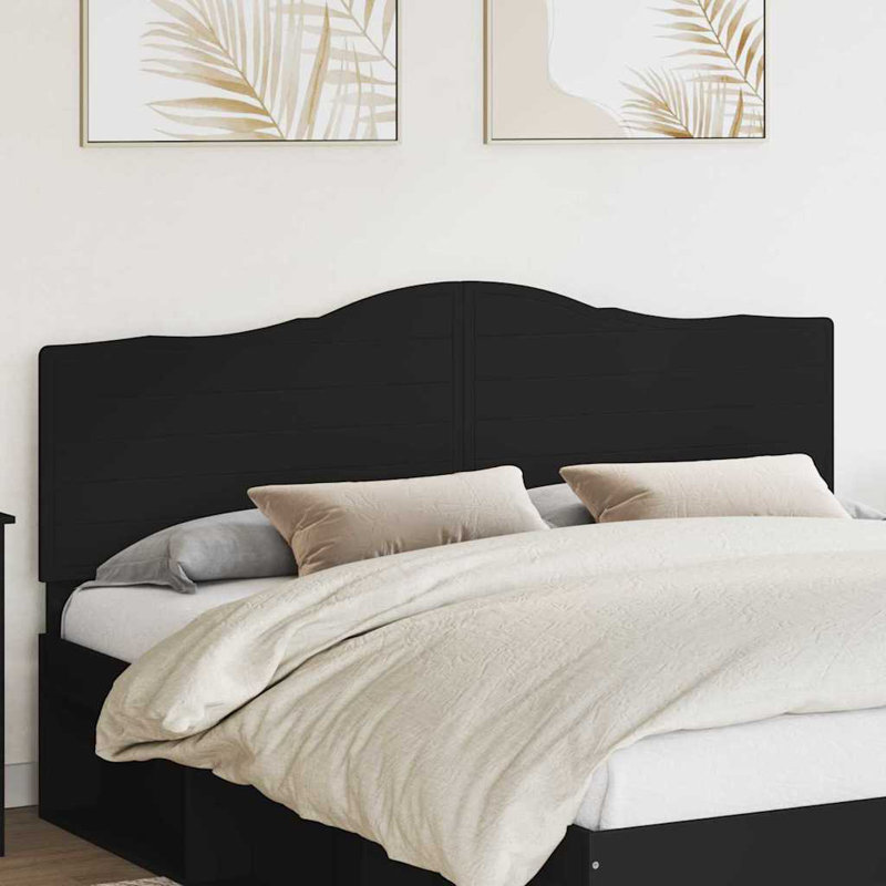Headboard, California King, Black Oak