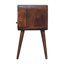 Wenzel 193.55cm W Solid Wood Bedside Table-387635700