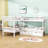 Dissie Kids Twin Over Twin Bunk Bed with Drawers-1200717521