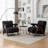 Dormon Upholstered Boucle  Armchair with Solid Wood Legs-1302436132