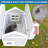 Outdoor Cat House Wooden Indoor Cat Shelter Weather Resistant Feral Cat House