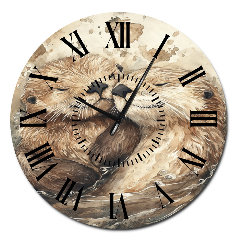 Horloge murale en métal, Surdimensionné