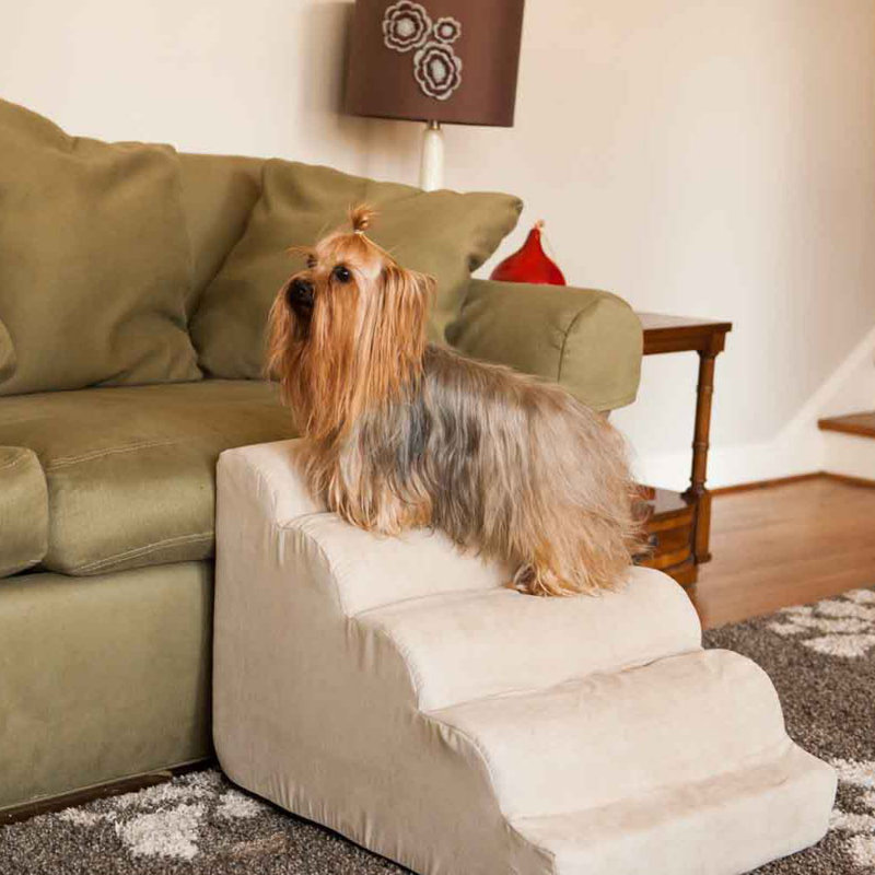Snoozer Orthopedic Microsuede Stair Railing, Peau de daim, Grand (H 21 po x l 21 po x P 30 po)