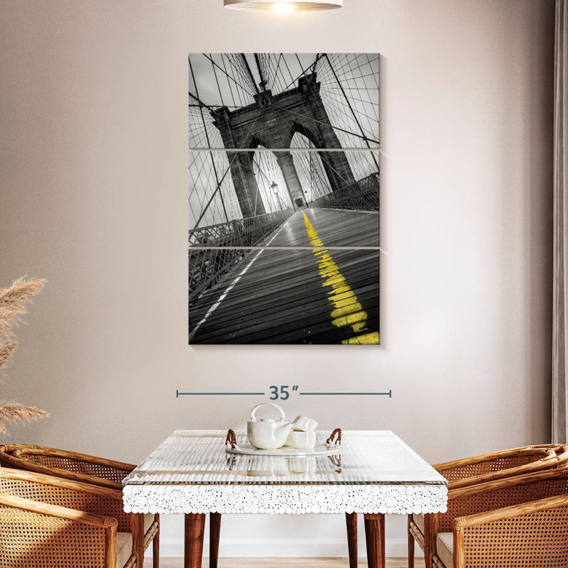 Lilie Brooklyn Bridge Pop, H 38 po x l 24 po