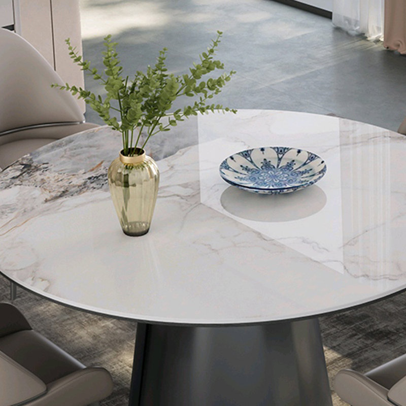 Ensemble de table de salle à manger italien moderne et minimaliste, H 29,5 po x L 47,2 po x l 47,2 po