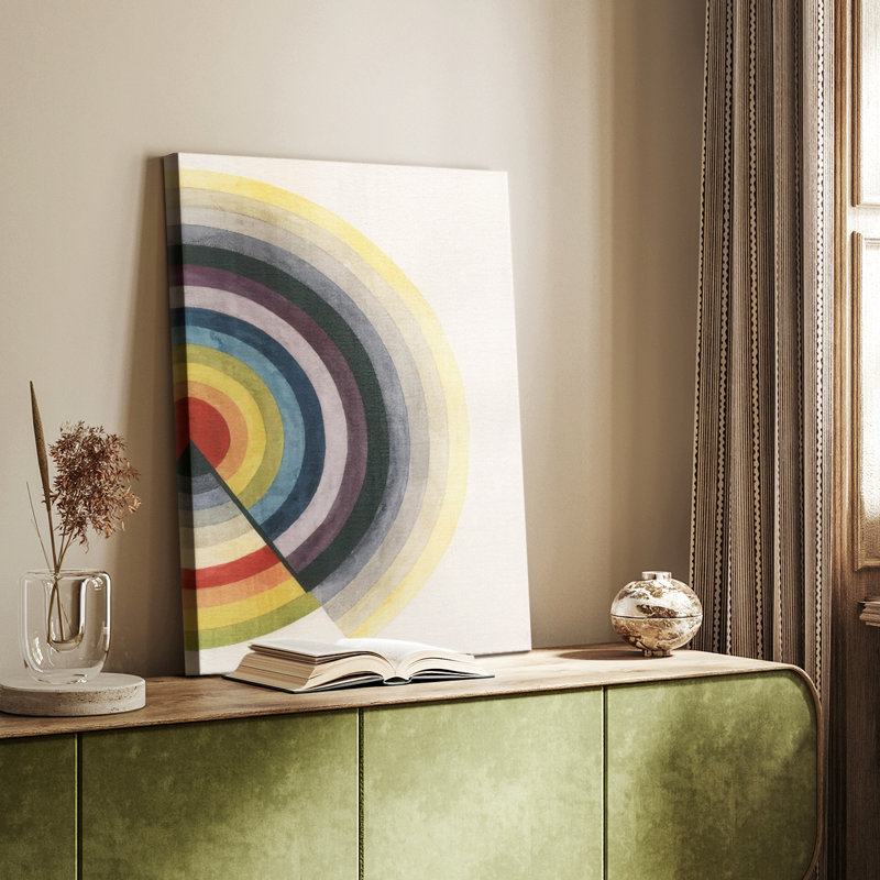 Rainbow Core Diptych II - galerie sur mesure Cavas, H 18 po x l 12 po