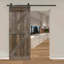 Pine Wood Sliding DIY Barn Door With Installation Hardware Kit-93178029-93178051