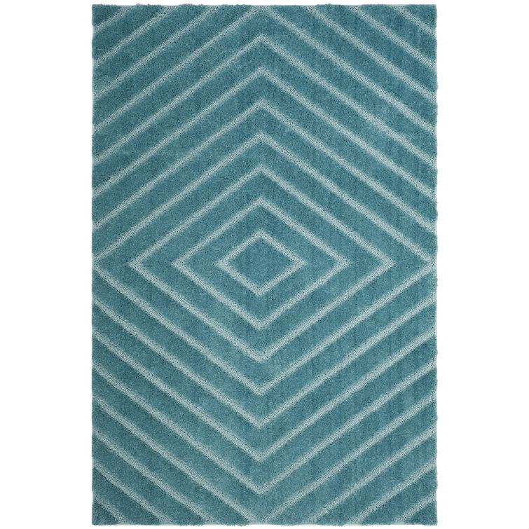 Ashburnham Olympia Shag Performance Geometric Rug