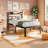 Abdalmalak 18" High Platform Bed Frame with USB & Type C Charging Station, No Box Spring, No Squeak-1239652374