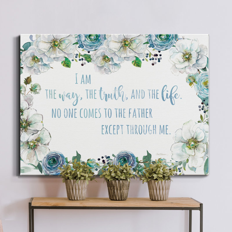 " I Am The Way ", 12" H x 8" W x 1" D