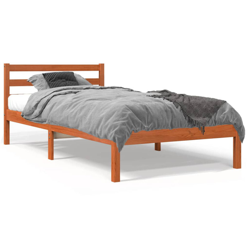 Sadye Solid Wood Bed, Single (3')