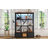 3-Shelf Metal Bookcase With Drawers For Home Office, Open Bookcase, Vintage Industrial Style Bookcase With LED-130284962