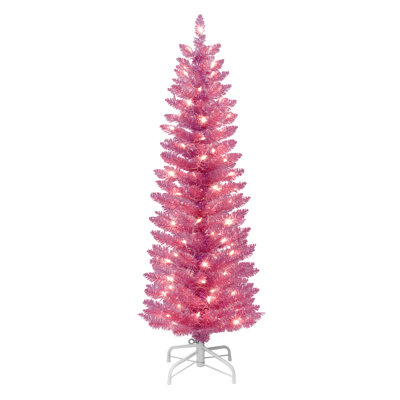 Hafsat Lighted Pine Christmas Tree