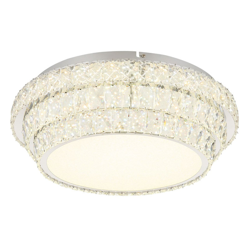 Donahoe Crystal LED Flush Mount