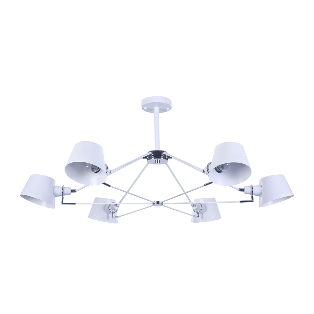 Maytoni Lustre en métal blanc Abigail - 