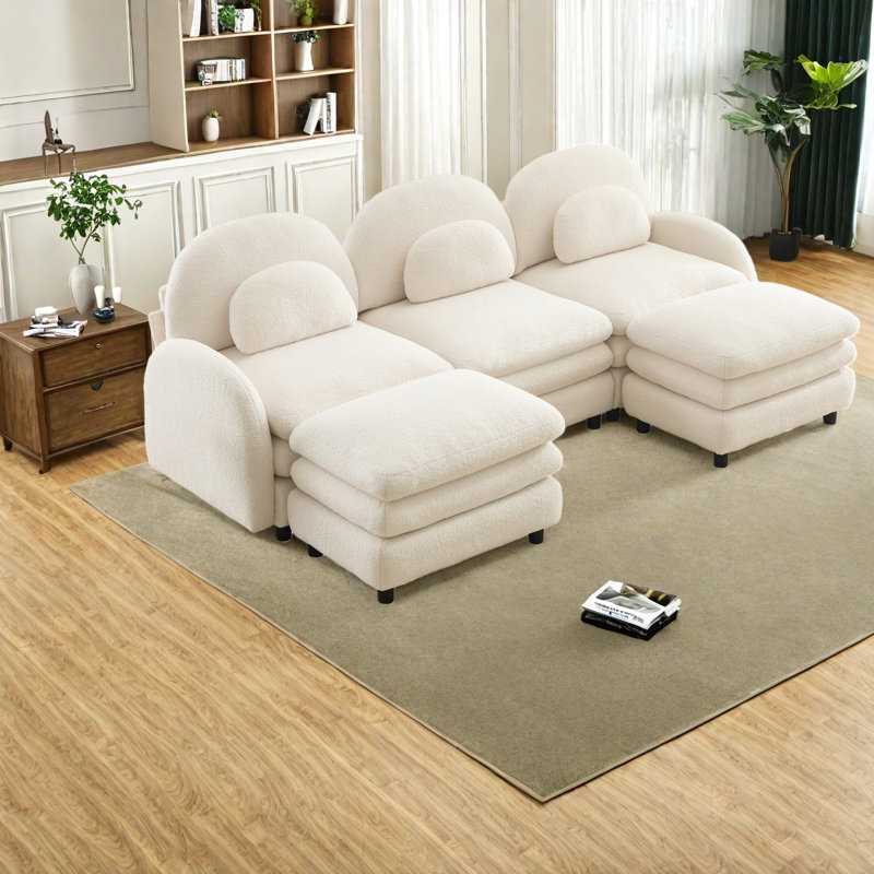 Canapé modulaire 3 places Cloud Comfort Teddy Cloud Comfort
