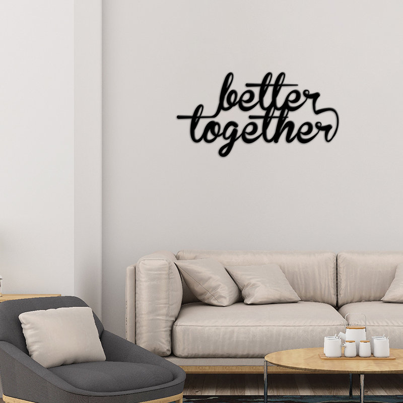 Plaque Ceriyah personnalisée Better Together