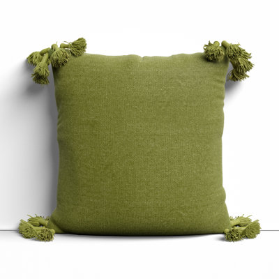 Almerton Tassels Cotton Throw Pillow