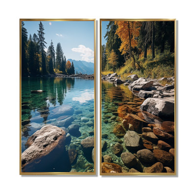Lakeside Retreat I - White Lake House, reproduction d'art sur toile