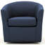 Fauteuil demi-tonneau pivotant 31 po Hansell-1784282475