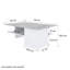 Florece Frame Coffee Table with Storage-1683845375