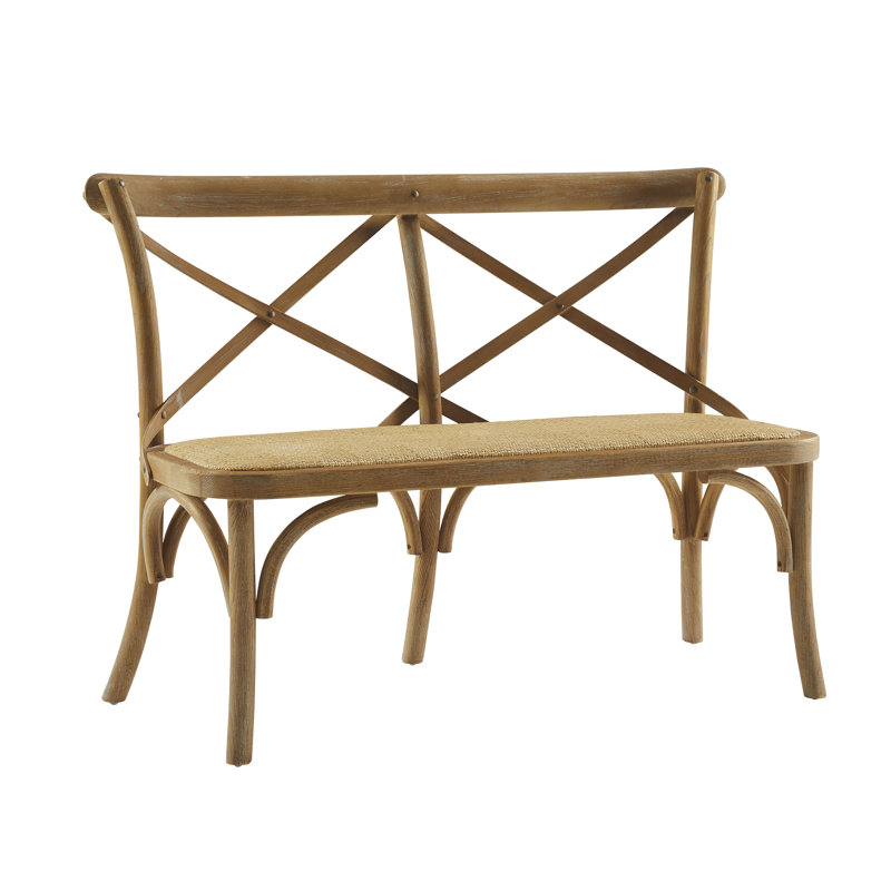 Banc en bois massif Jaylee
