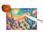 Cactus in Colour Glass Cutting Board Large