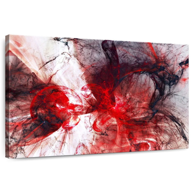 Avery Vampire Blood Abstract, 16" H x 24" W