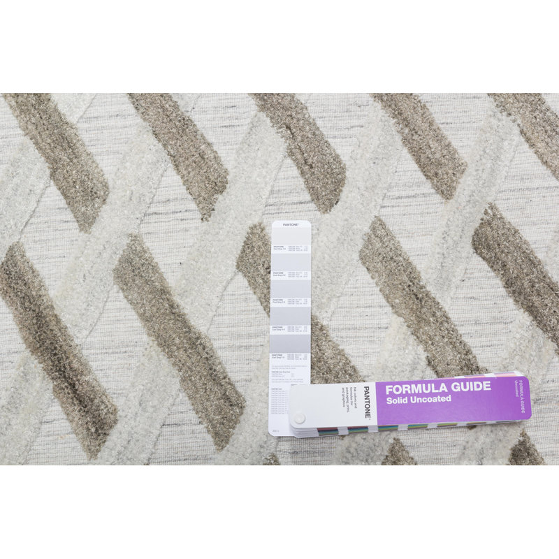 Viscose Geometric Indoor Rug, Rectangle 8' x 10'