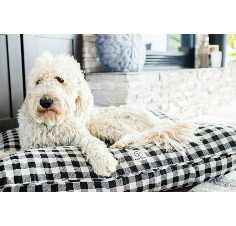 Dog Bed | Black Buffalo Check | Small