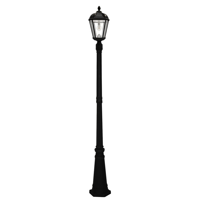 Lampadaire royal Royal, Noir, En biseau