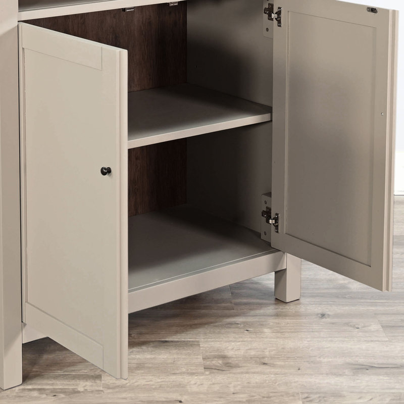 Ashbik Arched Dining Cabinet, Pavestone
