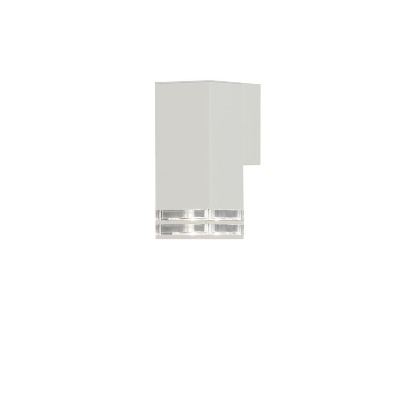 Pollux 3 Down Outdoor Armed Sconce, White