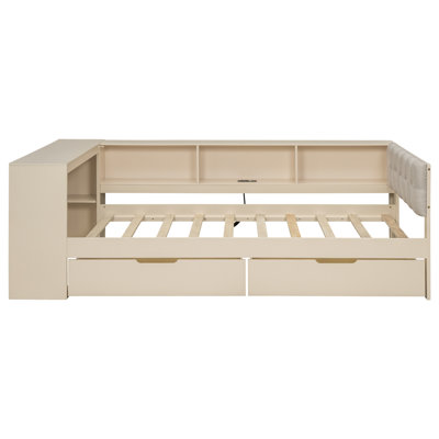 Daybed With Storage And Charging Station