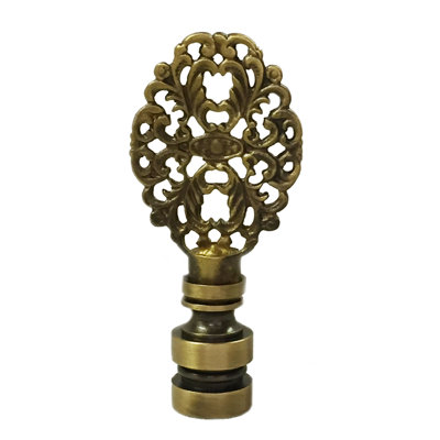 Oval Filigree Lamp Finial