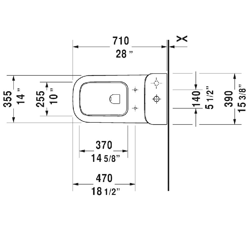 Happy D.2 Dual-Flush Elongated One-Piece Toilet (Seat Included)
