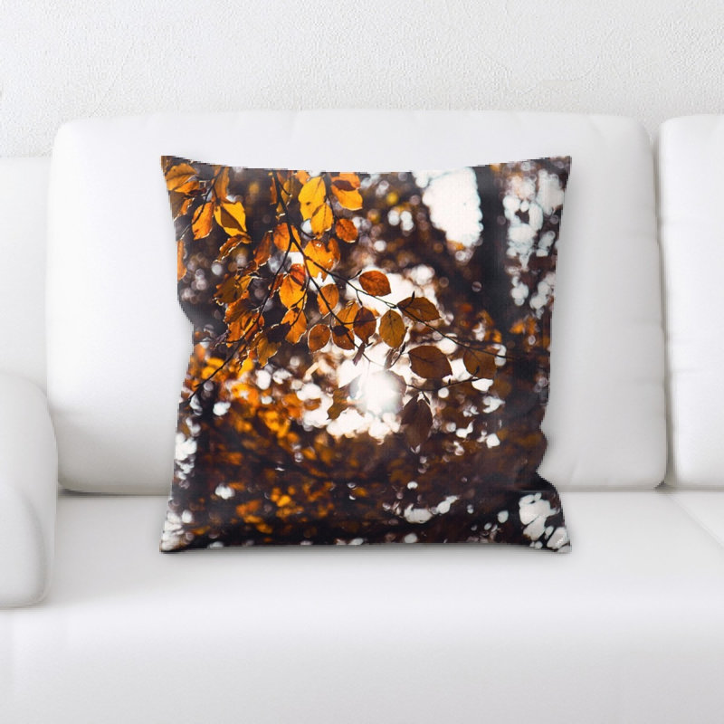 Microsuede Reversible Throw Pillow