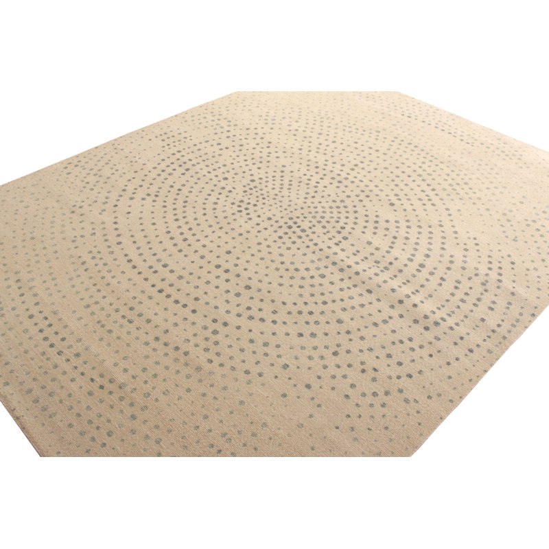 Distressed Homage Hand Knotted Wool Area Rug, Rectangle 10' x 14'