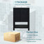 Meuble-lavabo compact et lavabo en céramique de style rétro