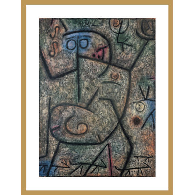 Oh! Ces rumeurs! par Paul Klee - Impression Giclée sur cadre