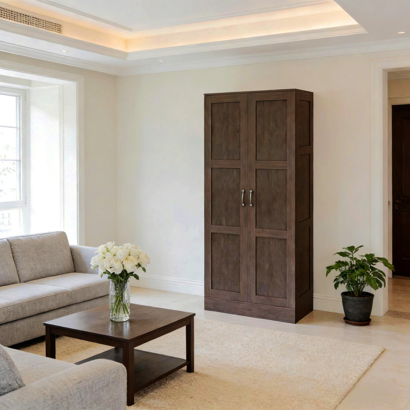 Versatile Storage Cabinet with Adjustable Shelves and Soft Close Doors