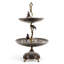 Plateau en porcelaine à plusieurs niveaux avec palais impérial Ormolu bronze