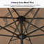 Parasol de table 10 places-2018851376